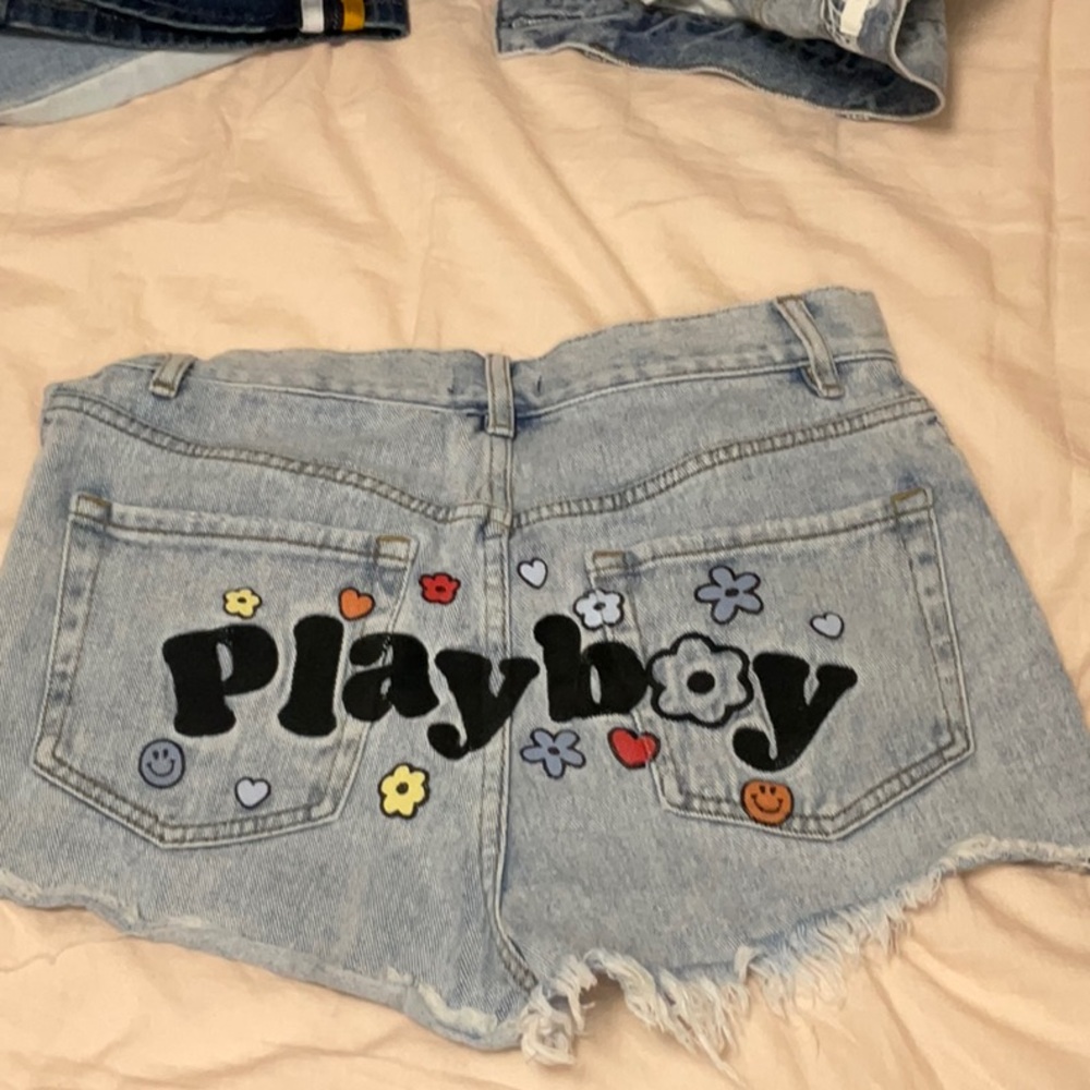 Playboy jean shorts